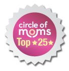 Circle of Moms Top 25 Badge