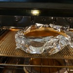 pie crust with foil
