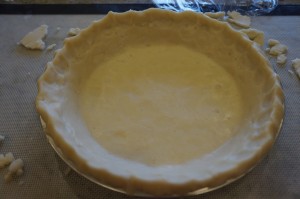 gf pie crust shell raw