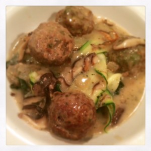 Paleo Meatball Stroganoff