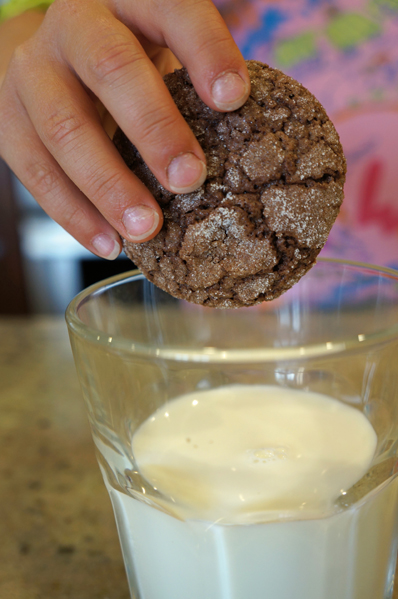 gluten-free chocolate crackle cookie