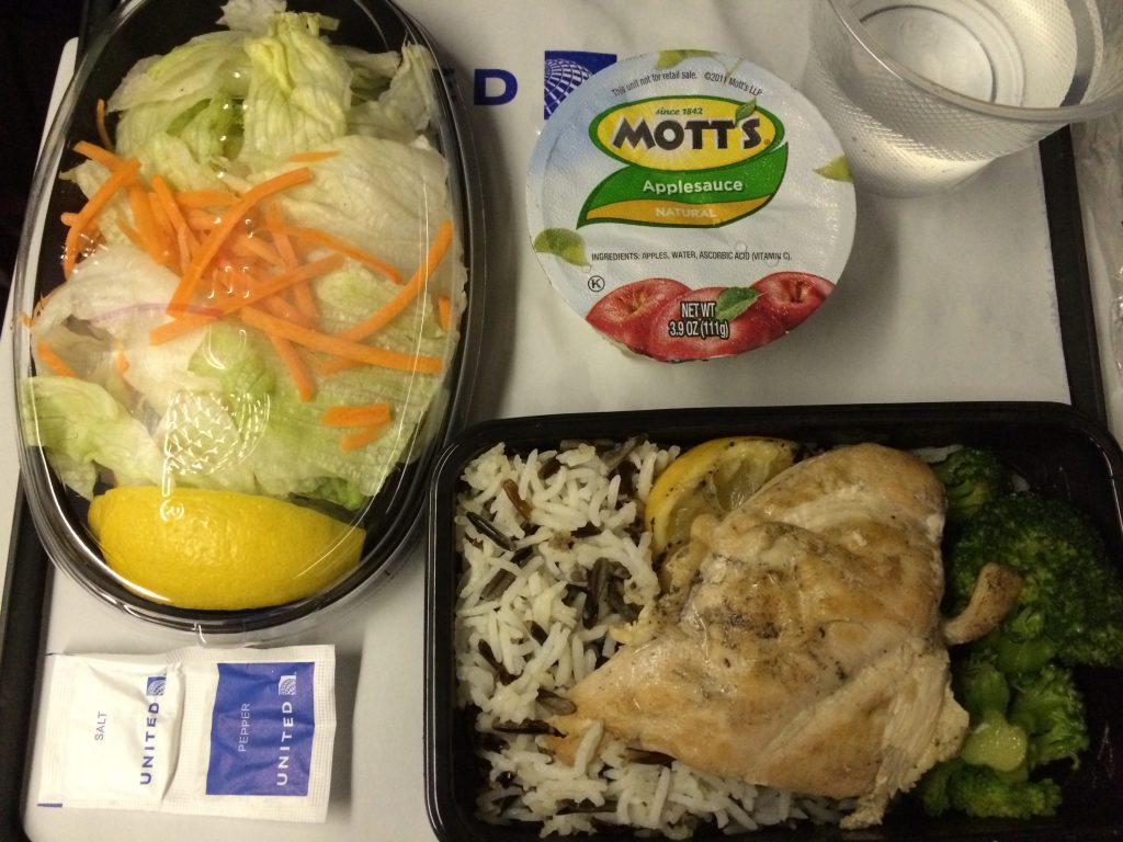 gluten free airplane food