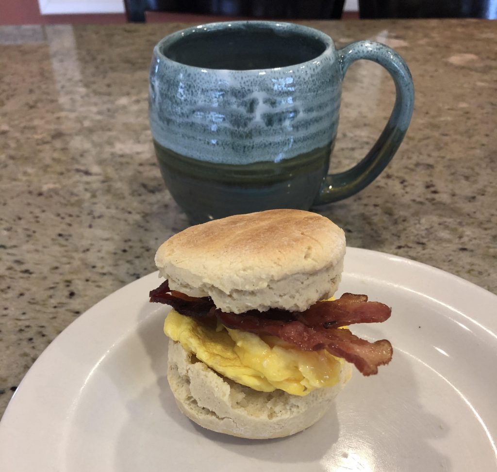 gluten free breakfast sandwich