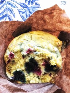 gluten free blueberry muffin