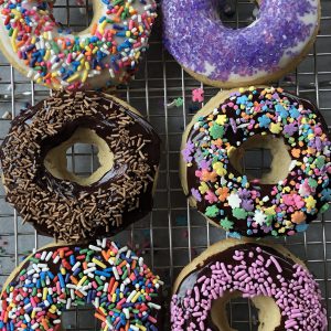 Glazed gluten free donuts